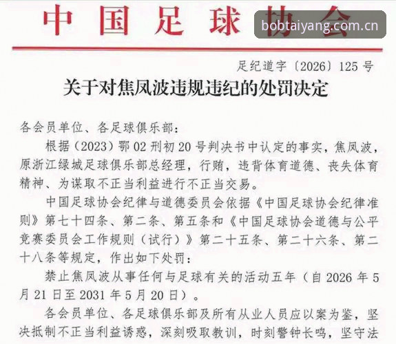 中国足协第三批禁足名单出炉，半岛体育平台更新5大行业警示与趋势解读